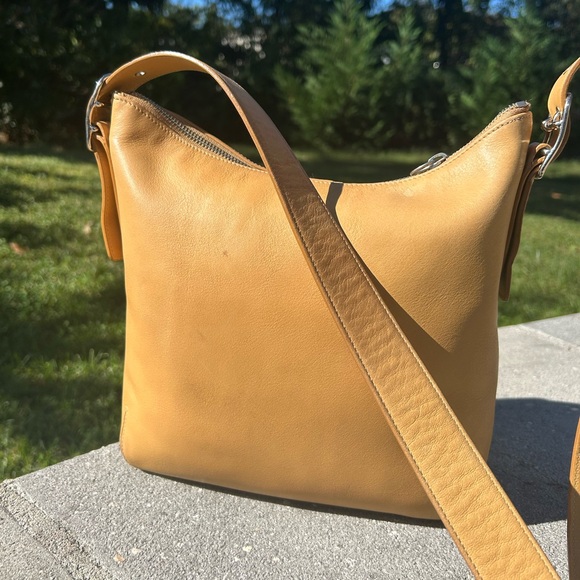 Coach 9326 Legacy Slim Shoulder Crossbody Bag Camel - Picture 3 of 14